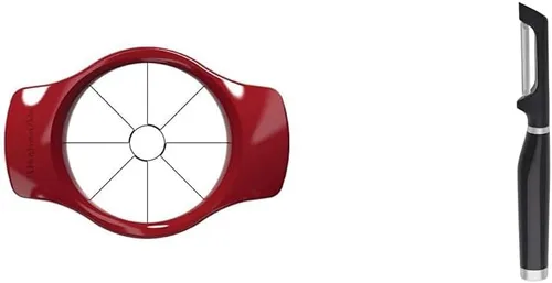 Miniatura 8 de KitchenAid Cortador de frutas clásico, tijeras con funda protectora, acero inoxidable, 8.72 pulgadas