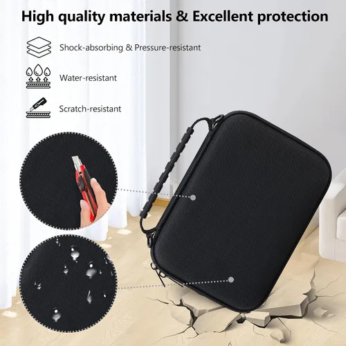 Miniatura 5 de Funda rígida de viaje para cámara digital Sony ZV-1F / ZV-1 / ZV-1 II, funda protectora para kit de accesorios Vlogger, trípode y micrófono
