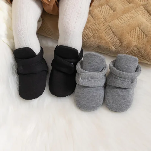 Miniatura 96 de Sawimlgy - Botines de algodón antideslizantes para recién nacido, con agarre, para cuna o para el invierno