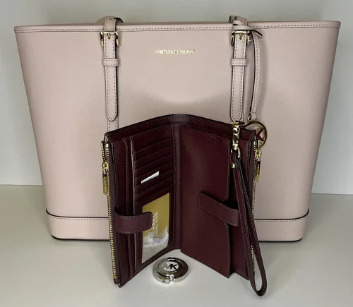 Miniatura 4 de Michael Kors MICHAEL Michael Kors Jet Set - Bolso de hombro grande TZ de viaje con doble cierre para la muñeca