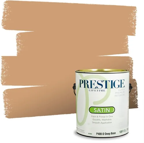 Miniatura 75 de PRESTIGE Pintura exterior e imprimación en uno, bronceado Aberdeen, plano, 1 galón