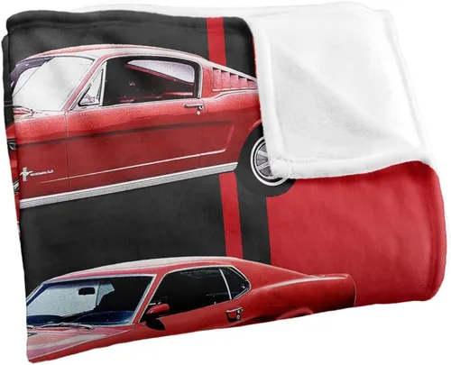 Miniatura 3 de Manta Ford de 36 x 58 pulgadas, Mustang Line Up Silky Touch Super Soft