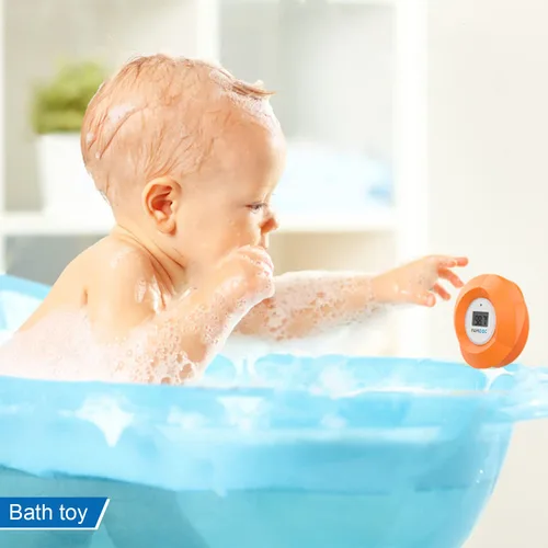 Miniatura 3 de Famidoc - Termómetro de seguridad para el baño del bebé, juguete flotante con termómetro para la tina y habitación del bebé