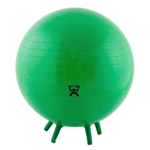 Pelota de ejercicios CanDo inflable con pies de estabilización, 1