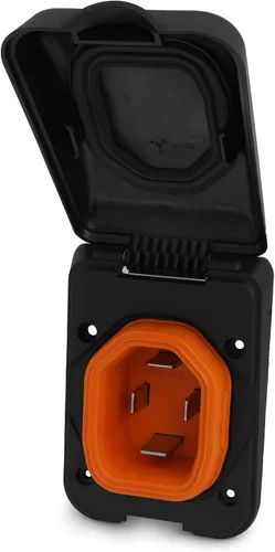 Miniatura 7 de SmartPlug Ensamblaje de entrada y cubierta de alimentación Shore de 50 amperios 125/250 V, entrada de 50 amperios con sellos resistentes a