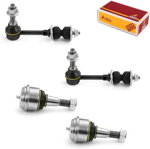 Miniatura 202 de Metrix Premium Chassis Parts - Juego de 4 piezas de articulación de rótula superior y barra estabilizadora delantera para Ford Ranger RWD 1998-2011
