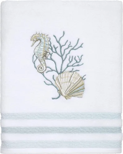 Miniatura 23 de Avanti Linens - Juego de toallas de 3 piezas, toallas de algodón suaves y absorbentes (colección Caicos)