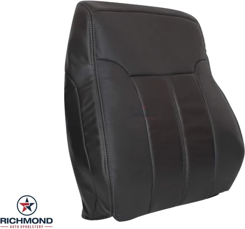 Miniatura 2 de Richmond Auto tapicería – Repuesto completo de fundas de asiento perforadas para el lado del conductor, negro