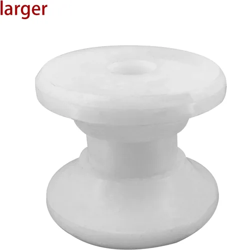 Miniatura 4 de ISURE MARINE White Water White Delrin - Rodillo de anclaje de arco de repuesto para marines, barcos, yates, kayaks (paquete de 2)