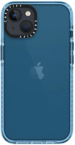 Miniatura 4 de CASETiFY Impact - Funda para iPhone 13 (protección contra caídas de 6.6 pies), color azul sierra Sierra Azul