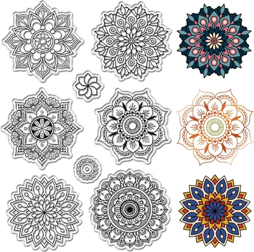 Miniatura 21 de CRASPIRE Sellos transparentes de notas musicales, sellos de goma para instrumentos de piano vintage, fondo reutilizable, sello de silicona