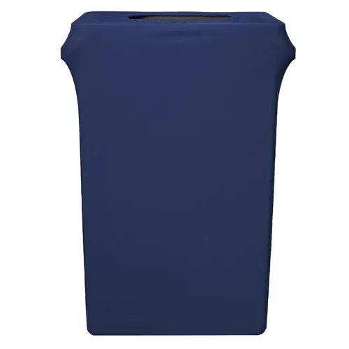 Miniatura 9 de YOUR CHAIR COVERS - Cubierta ajustada elástica de spandex para bote de basura/contenedor de desechos de 32 galones - Blanco