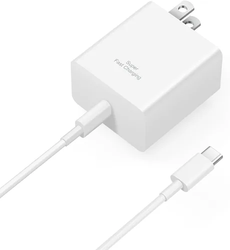 Miniatura 9 de Cargador USB C súper rápido, cargador tipo C bloque de carga rápida con cable tipo C a C de 6 pies para Galaxy S25 Negro
