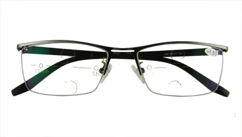 Miniatura 2 de Circleperson Gafas de lectura progresivas fotocromáticas de transición hombres mujeres bifocales sin línea Plano superior gris / 0