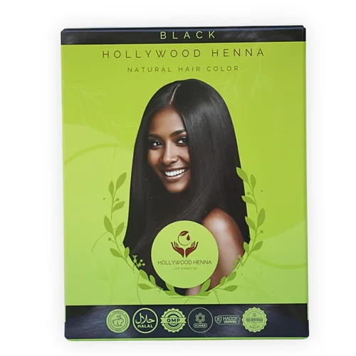 Kit de coloración para el cabello (negro) Tinte orgánico para barba (paquete de 0.04-3.53 oz) Colores de cabello a base de henna con hierbas puras