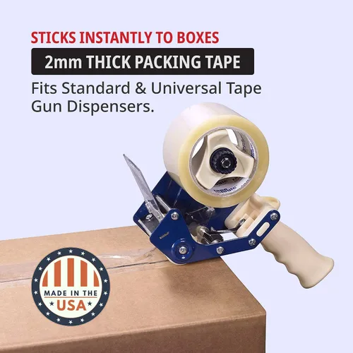 Miniatura 3 de Tape Logic Cinta de embalaje acrílica de 2 pulgadas x 110 yardas, 2.2 mil, transparente (paquete de 36) rollos de cinta de embalaje resistente
