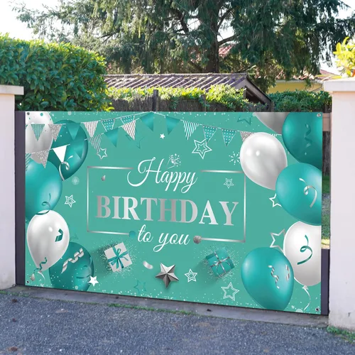 Miniatura 6 de Tatuo - Telón de fondo con decoración de feliz cumpleaños, póster con purpurina para cumpleaños, suministros de fiesta, fondo de fotos para hombres