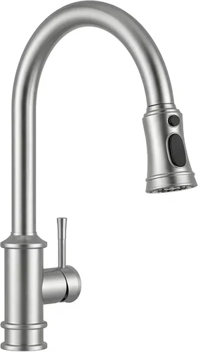 Miniatura 10 de Hiqufet Grifos de agua potable para fregadero de cocina, grifo de filtro de agua de acero inoxidable para ósmosis inversa o sistema de filtración