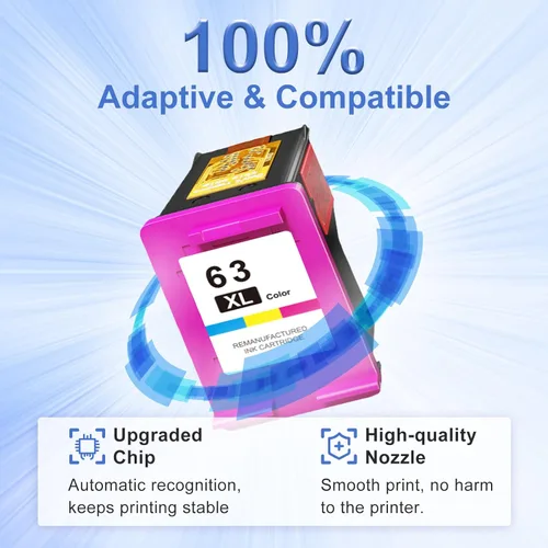 Miniatura 4 de myCartridge SUPRINT 63XL - Cartuchos de tinta de repuesto para HP Ink 63 63XL, paquete combinado para HP Envy 4520 4512 OfficeJet 3830 5258 4650