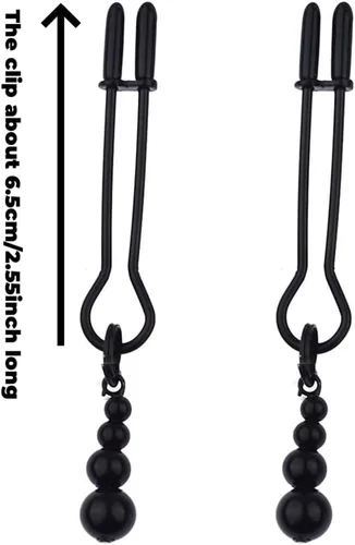 Miniatura 2 de Abrazadera de pezón colgante no perforante, ajustable, sexy, clip de pezón, abrazaderas de clip para pezón, anillo de nudo, joyería para el cuerpo