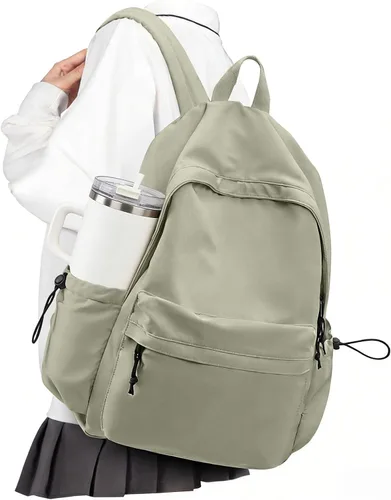 Miniatura 11 de VECAVE - Mochila ligera para mujeres y hombres, mochila de viaje casual para portátil, A-Negro, Grande, Mochila