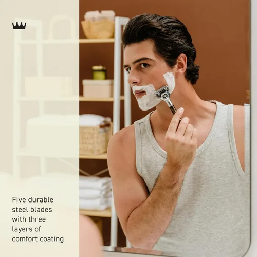 Miniatura 3 de Cremo Recambios de maquinilla de afeitar para hombres, asombrosamente superiores para hombres, compatibles con maquinillas de afeitar Cremo Razors