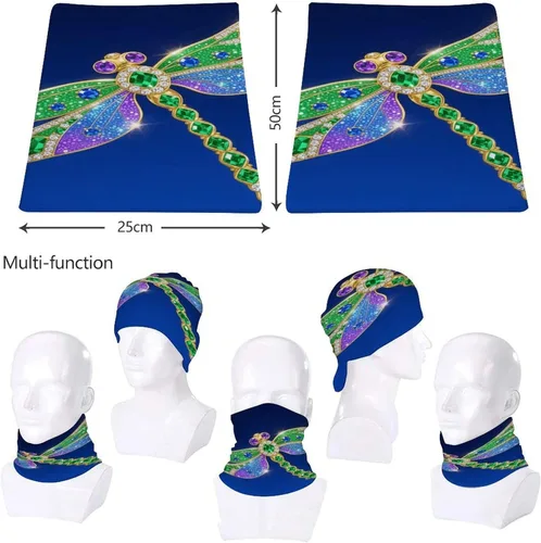 Miniatura 8 de Green Beauty Dragonfly Neck Gaiter Breathable & Moisture-Wicking Face Mask Bandana Balaclava Sun Protection Face Cover Scarf Lightweight Seamless