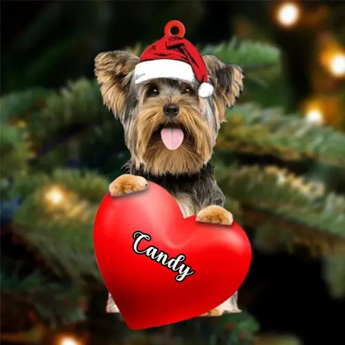Miniatura 65 de Adornos de Navidad personalizados para perros, nombre personalizado, adorno de Malamute de Alaska, adornos acrílicos, regalos de Navidad, amantes