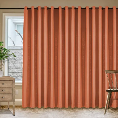 Miniatura 38 de Frelement Cortinas de lino de lino de bronce con ojales para interiores, tratamiento de ventanas para sala de estar, dormitorio, habitación