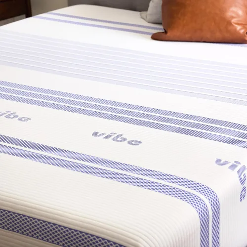 Miniatura 11 de Colchón Vibe de espuma viscoelástica de gel, de 12 pulgadas Certificado CertiPUR-US Bed-in-a-Box, tamaño matrimonial, color blanco