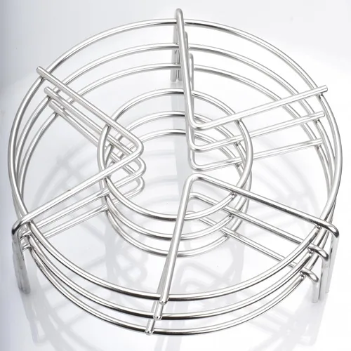 Miniatura 8 de Estante de vapor Trivet de acero inoxidable Estante de vapor olla a presión eléctrica Soporte de estante de vapor de 6 pulgadas de diámetro, paquete