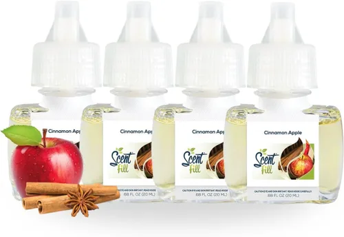 Miniatura 45 de Scent Fill Ambientador enchufable de sidra de manzana, 4 recambios de aceite perfumado