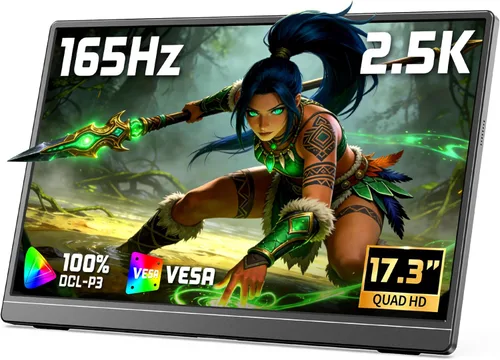 Miniatura 10 de VILVA - Monitor portátil de 14 pulgadas FHD 1920 * 1200P USB C HDMI ultra delgado IPS con cubierta inteligente y altavoces, HDR plug & play, monitor