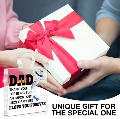 Miniatura 7 de Regalos de cumpleaños para papá para el día del padre, para papá de hija, hijo, niños, para padre que no quiere nada, rompecabezas acrílico