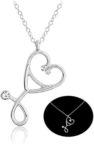 Miniatura 7 de Dcfywl731 Collar de regalo de la semana de enfermeras para mujeres, regalo de agradecimiento de enfermería, regalos de graduación para ella, regalo