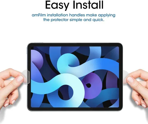 Miniatura 6 de TechMatte Protector de pantalla compatible con iPad Air 5/Air 4/iPad Pro 11, ultra sensible, compatible con Face ID y Apple Pencil, vidrio templado