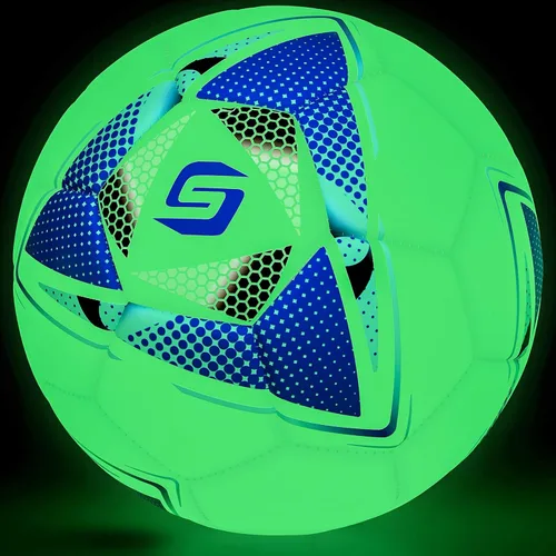 Miniatura 6 de Balones de fútbol Saretas que brillan en la oscuridad, tamaño 5, balón de regalo nocturno para adolescentes, junior y adultos, juego