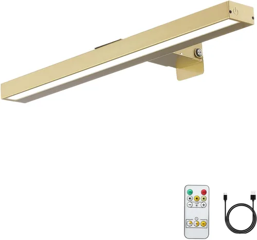 Miniatura 14 de MIOBLUE Luces Inalámbricas para Cuadros con Control Remoto, Luz para Pinturas Recargable Completamente de Metal, Lámpara de Exhibición de 16