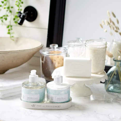 Miniatura 4 de Pre de Provence Collection Loción de manos emoliente suave y sedosa enriquecida con manteca de karité, sal marina, 11 onzas líquidas