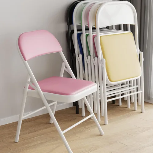 Miniatura 5 de Sillas plegables muebles simple metal silla de conferencias casero restaurante comedor silla oficina ordenador silla