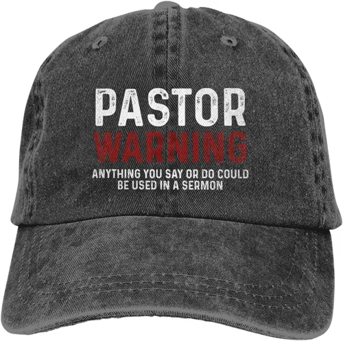 Regalos de agradecimiento para pastores, regalos para pastores para hombres, sombrero de advertencia para pastor, gorra de advertencia para pastor,