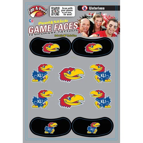 Miniatura 325 de Fan-A-Peel Tatuajes temporales sin agua del estado de Florida, hipoalergénicos, para despegar y pegar, tatuajes temporales impermeables, con Florida