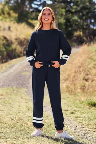 Miniatura 137 de Prettygarden - Conjunto de pijama de dos piezas para mujer, diseño de teñido anudado, sudadera informal de manga larga con pantalones largos, ropa