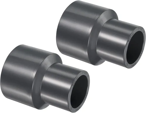 Miniatura 20 de PATIKIL UPVC Reductor de tubería de montaje de 1-1/2 "x 1" Socket Schedule 80, conector adaptador de acoplamiento recto, gris