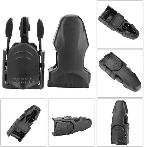 Miniatura 8 de Alomejor Keep Diving - Correa de repuesto para buceo, material de policarbonato, negro, liberación rápida, para esnórquel y natación, 1 par