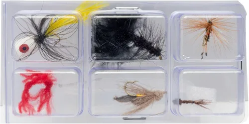 Miniatura 5 de Martin - Kit completo de pesca con mosca, caña de pescar con mosca de 3 piezas de 8 pies 5/6 de peso, carrete de control de borde tamaño 5/6