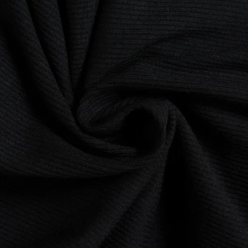 Miniatura 7 de GEMBERA Camisas básicas ajustadas de manga larga acanaladas con cuello redondo para mujer