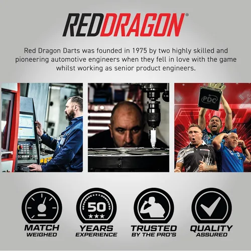 Miniatura 6 de RED DRAGON Snakebite World Champion 2020 Edition - Dardos de tungsteno con vuelos y ejes