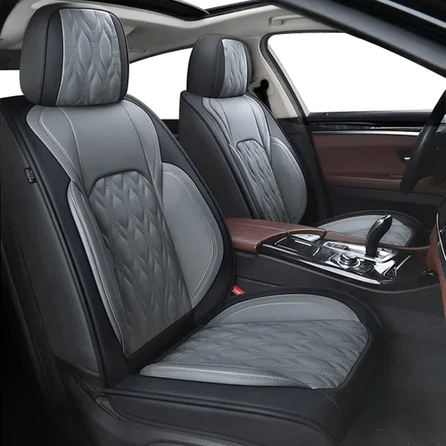 Miniatura 26 de DISUTOGO 2 Fundas para Asientos Delanteros Compatibles con Hyundai Tucson 2010-2024 2025 2026: Fundas de Asiento de Coche de Cuero Impermeables