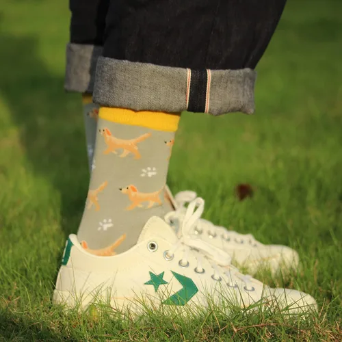 Miniatura 2 de Knapfold Calcetines divertidos para hombre con diseño de animal